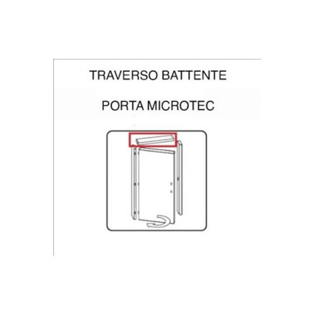 R TRAVERSO BATTENTE X PORTA MICROTEC CILIEGIO 60X210