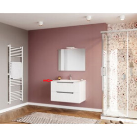 R LAVABO X MOBILE BAGNO IBIZA 80 SOSPESO 2 CASSETTI BIANCO