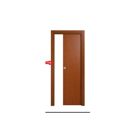 R STIPITI LATERALI +CORNICI X PORTA MICROTEC SCORREV CILIEGIO 70X210