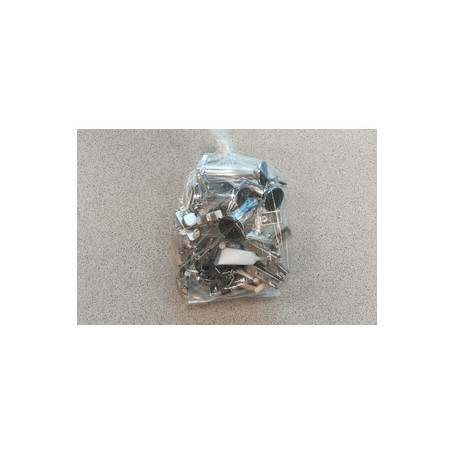 R ACCESSORI MONTAGGIO X KIT CUCINA BASE 3 ANTE 120X50XH85 CM S\LEVELLO BIANCO