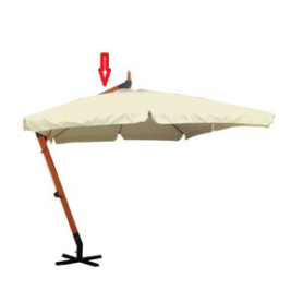 R PALO SUPERIORE X OMBRELLONE DECENT PALO 93X93 STAR 300X400 CM