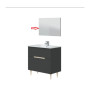 R SPECCHIO X KIT MOBILE BAGNO DENVER 80 ANTRACITE ROVERE