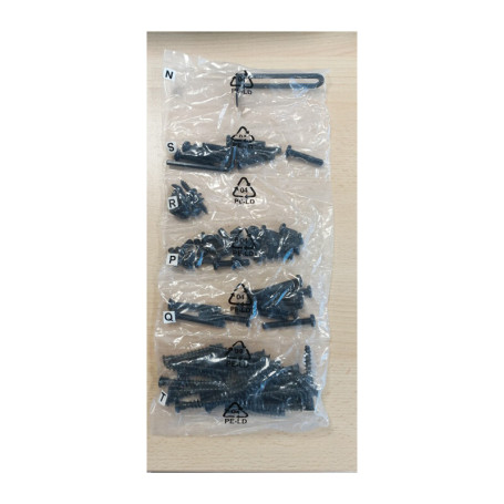 R KIT MONTAGGIO X INDUSTRIAL APPENDIABITI METAL\QUERCIA 110X40X180 CM