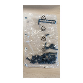 R KIT MONTAGGIO X INDUSTRIAL LIBRERIA METAL\QUERCIA 80X30X180 CM