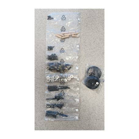 R KIT MONTAGGIO X INDUSTRIAL SCRIVANIA METAL\QUERCIA 120X60X95 CM