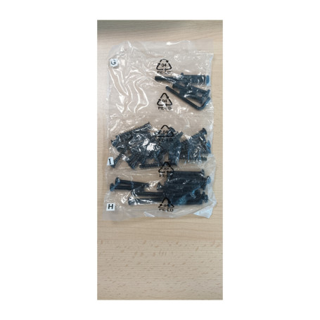 R KIT MONTAGGIO X INDUSTRIAL MOBILE BASSO METAL\QUERCIA 140X35X80 CM