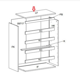 R TOP LF X KIT CASSETTIERA 5C NOVA 77X40X107 BIANCA