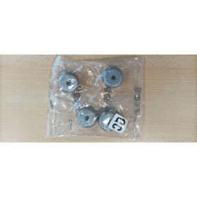 R PIEDINO X KIT CASSETTIERA 5C NOVA 77X40X107 BIANCA