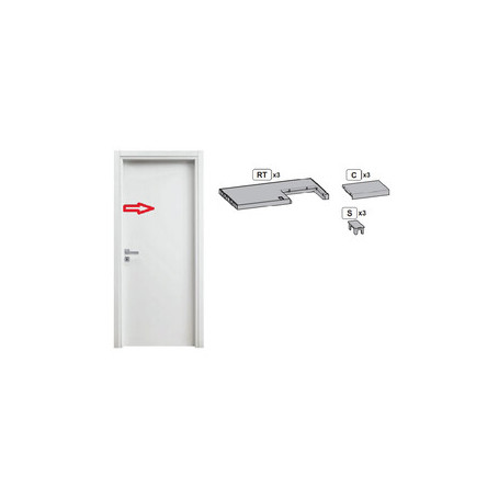 R PANNELLO X PORTA MICROTEC BIANCO 60X210