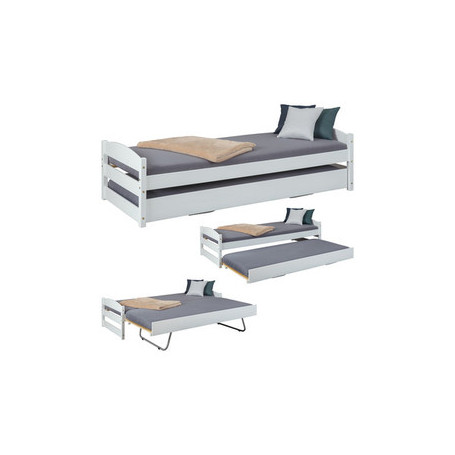 KIT LETTO ESTRAIBILE 3 FUNZIONI 209X97XH62 CM