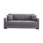 DIVANO PRONTOLETTO NORA 3STR GRIGIO