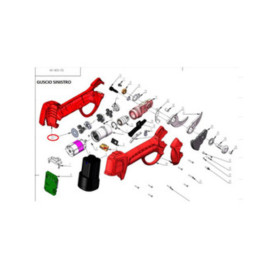 R GUSCIO SINISTRO X FORBICI POTA BATT DJ-025