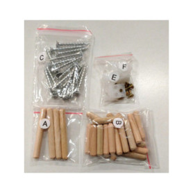 R KIT MONTAGGIO X LIBRERIA CUBO 6