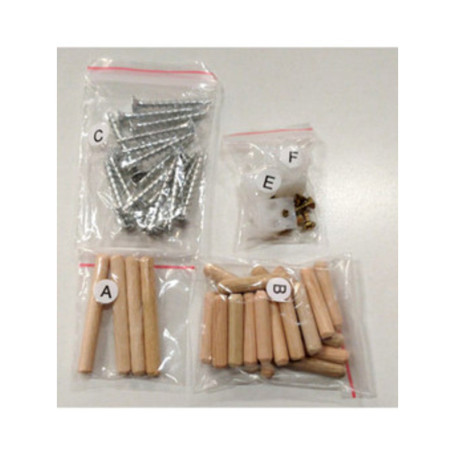 R KIT MONTAGGIO X LIBRERIA CUBO 6