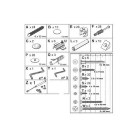 R ACCESSORI MONTAGGIO X PARETE ZAIKEN