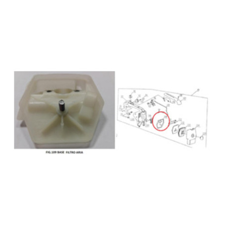 R MOTOSEGA J-SKY ZL2500(FIG.109 BASE FILTRO)