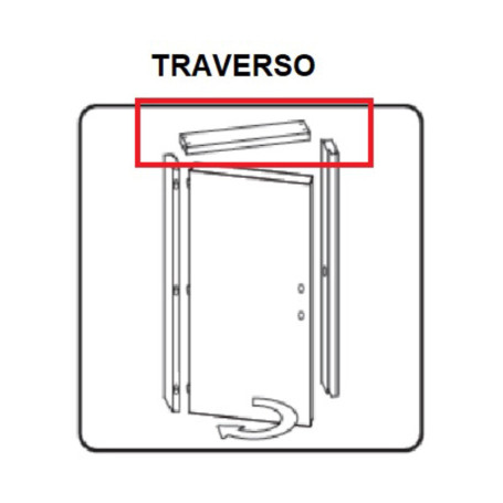R TRAVERSO BATTENTE PORTA MICROTEC ROV GRI 210X80