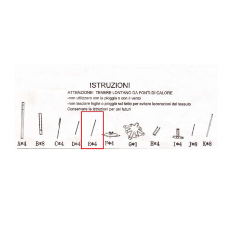 R PARTICOLARE E P\GAZEBO ACCIAIO SMERALDA 3X3M