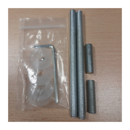 R ACCESSORI MONTAGGIO X MANIGLIONE INOX SATINATO ART.KD30 MM.300