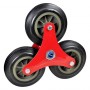 RUOTA GOMMA PIENA CARRELLO PER SCALE KEYMAN ø mm 160 x 20 (set 3 ruote)