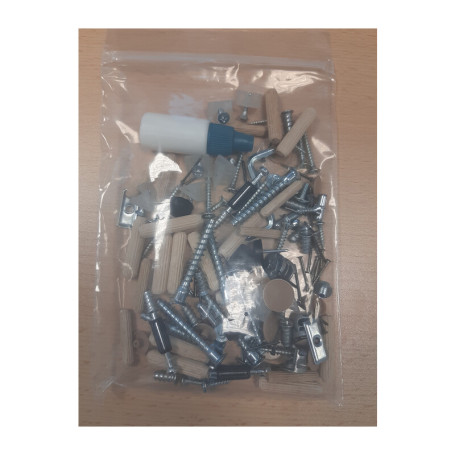 R BUSTA MONTAGGIO X KIT BUFFET EBOLI ROVERE\BIANCA CM.77X30X77H