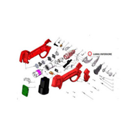 R LAMA INFERIORE X FORBICI POTA BATT.DJ-025