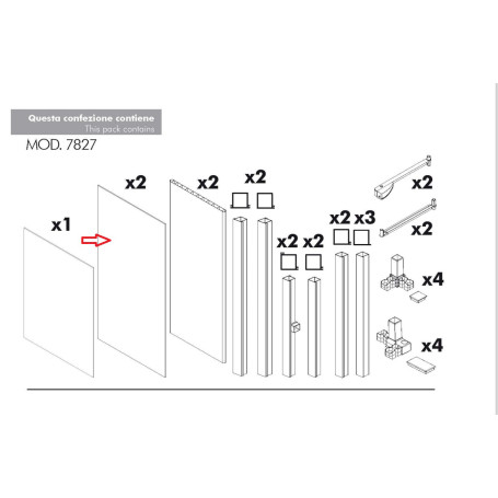 R PANNELLO LATERALE X2 X KIT COPRILAVATRICE