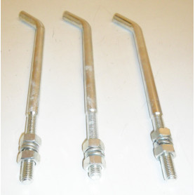 R LAMPIONE 2 BRACCI MILANO (BULLONI X BASE)