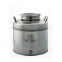 FUSTO OLIO ACCIAIO INOX AISI 304 30 L AGGRAFFATO