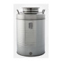 FUSTO OLIO ACCIAIO INOX AISI 304 50 L AGGRAFFATO