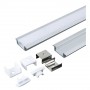 PROFILO CANALINA IN ALLUMINIO PER STRIP LED '3351' mm 23 x 15