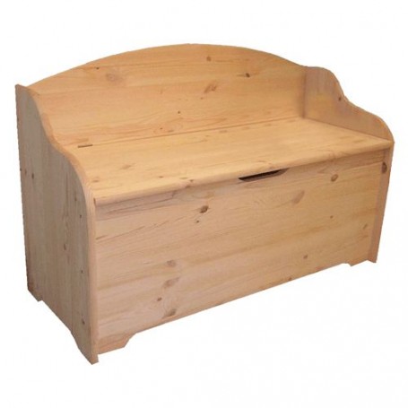 CASSAPANCA CON SCHIENALE cm 100 x 40 x h 61 - legno chiaro