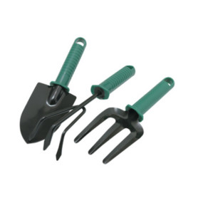 SET 3 ATTREZZINI DA GIARDINO MANICO PLASTICA
