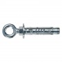 TASSELLO ACCIAIO CON OCCHIOLO 'TA M-O' 'TA M10O' Ø 15 x  70 mm - M10 x 77