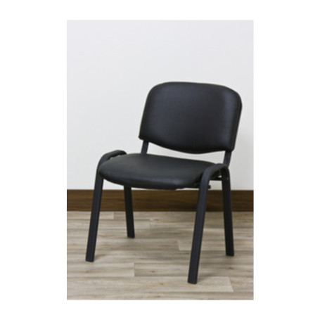 C SEDIA INTERLOCUTORIA WORK NERO PVC