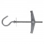 ANCORA A SOFFITTO ACCIAIO OCCHIOLO APERTO 'KDH4'  M4 x  70 mm