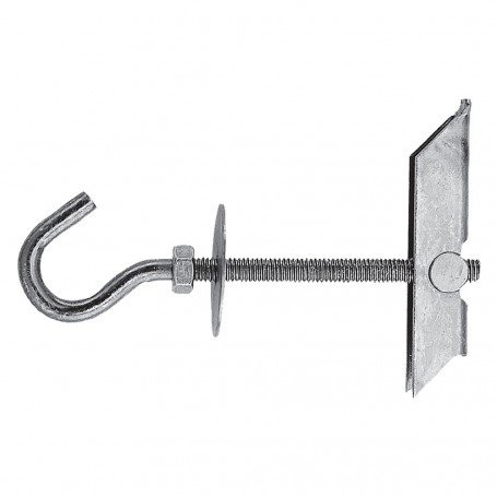 ANCORA A SOFFITTO ACCIAIO CON OCCHIOLO APERTO 'KDH6'  M6 x 100 mm