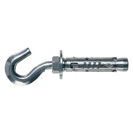 TASSELLO ACCIAIO CON GANCIO 'TA M-G' 'TA M 8G' Ø 12 x  84 mm - M8 x 80