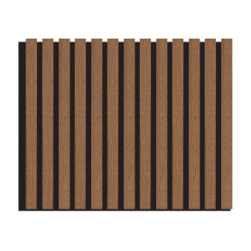 PANNELLO FONOASSORBENTE FLEX TEAK 60X275 CM