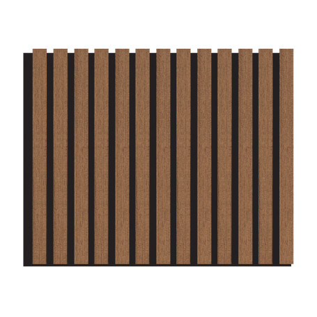 PANNELLO FONOASSORBENTE FLEX TEAK 60X275 CM