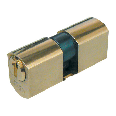 ISEO F5 8420 CILINDRO TONDO 28-28 D26 OTTONATO C\3CH