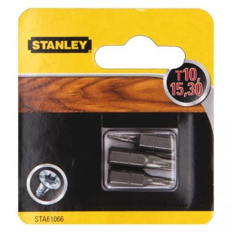 INSERTI PER AVVITATORI IN SET 'TX' (3 pz) T10-T15-T30