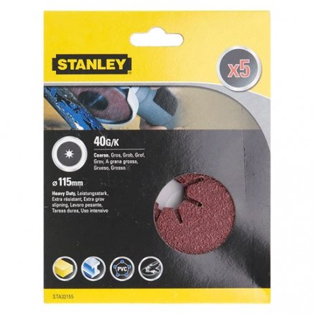 DISCO ABRASIVO PER SMERIGLIATRICI Ø 115 - gr. 80
