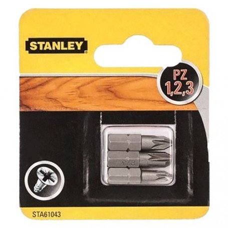INSERTI PER AVVITATORI 'PZ' (3 pz) PZ1-2-3 mm 25