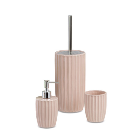 SET DA BAGNO CERAMICA 3 PEZZI COLORI ASSORTITI