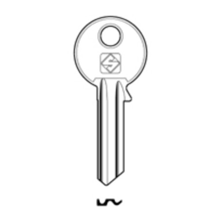 SILCA VI8R CHIAVE PROFILO OTTONE