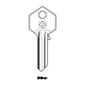 SILCA YA63 CHIAVE PROFILO OTTONE