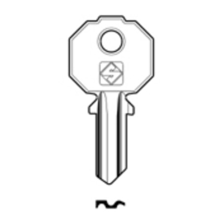 SILCA PF208 CHIAVE PROFILO OTTONE