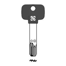 SILCA MTK21RP CHIAVE PUNZONATA NICHEL