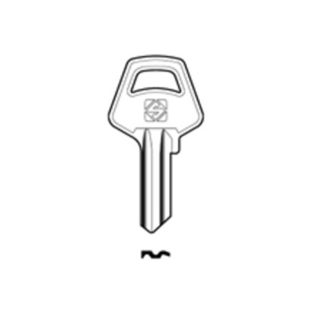 SILCA MER1SL CHIAVE PROFILO SLIM COLOR OTTONE